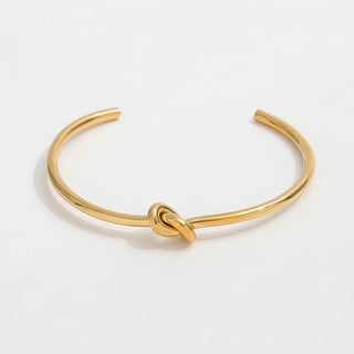 Knot Cuff- 18k Gold Plated