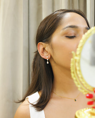 Victoria Earrings- 18k Gold Plated