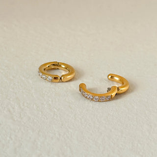 No Piercing Tara Earcuff- 18k gold plated