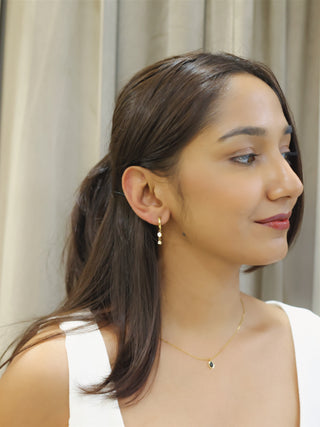 Twin Star Earrings- 18K Gold Plated