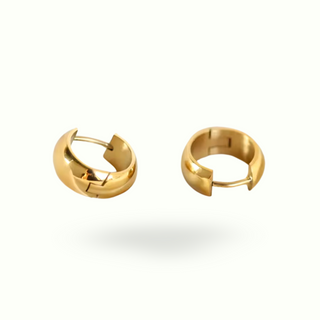 Zen Everyday Hoops- 18k Gold Plated